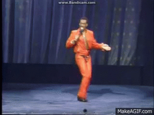 Eddie Murphy Dancing On Stage GIF