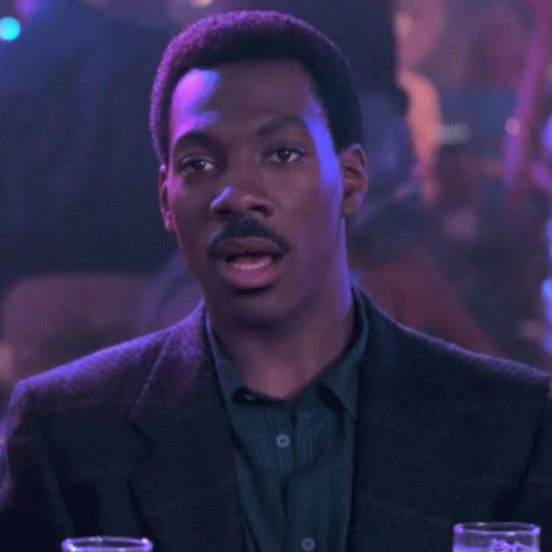 Eddie Murphy Dumbfounded Coming To America GIF