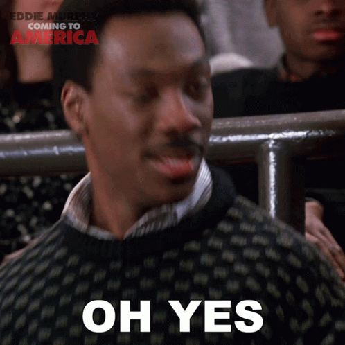 Eddie Murphy Big Smile Oh Yes GIF