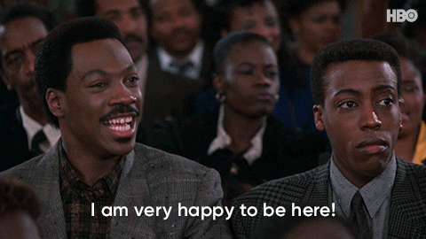 Eddie Murphy Arsenia Hall Happy To Be Here GIF