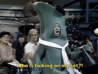 Eddie Murphy As Gumby Be Quiet GIF
