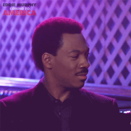 Eddie Murphy Coming To America Poster GIF