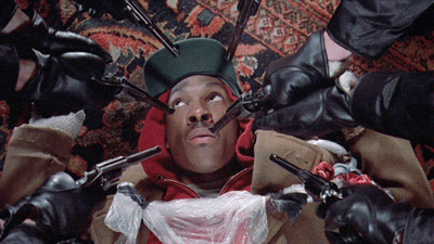 Eddie Murphy Guns Pointing GIF