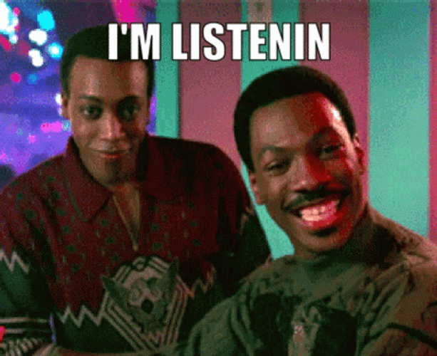 Eddie Murphy I'm Listening Go On GIF