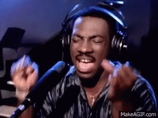 Eddie Murphy Singing Party All The Time GIF