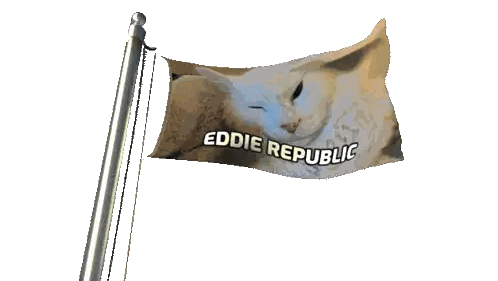 Eddie Republic Cat Flag