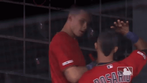 Eddie Rosario And Friends High Five Clap GIF