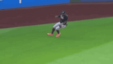 Eddie Rosario Fall Down The Ground GIF