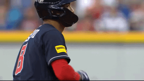Eddie Rosario Praying In Game GIF