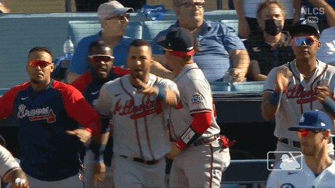 Eddie Rosario Yelling Major League GIF