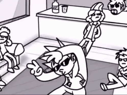 Eddsworld Black And White Tom Dancing GIF
