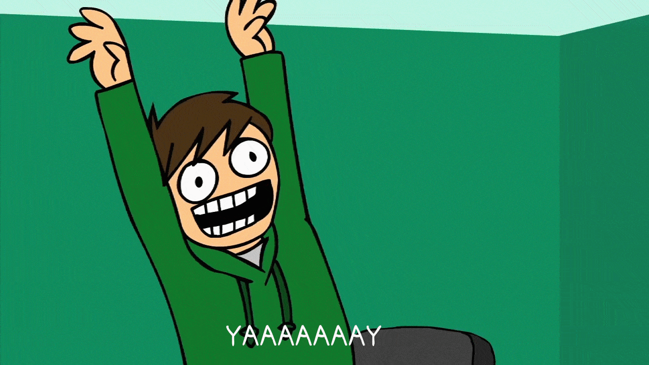 Eddsworld Edd Excited GIF