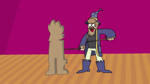 Eddsworld Magician Stabbing A Cardboard GIF