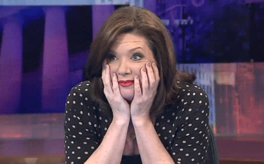 Edge Of My Seat Hands On Face GIF