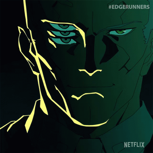 Edgerunners Poster It Is Certainly No Concern Of Yours GIF