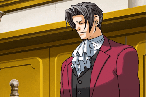 Edgeworth Ace Attorney Gif GIF