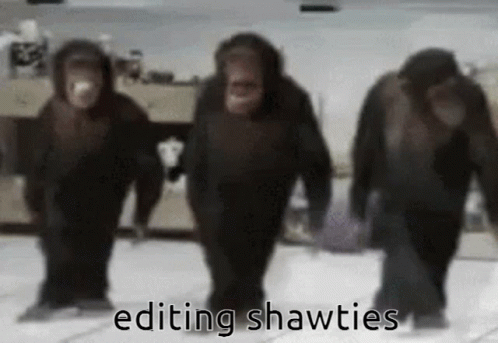 Editing Shawties Monkey Dancing GIF
