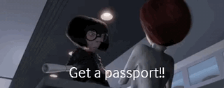 Edna Mode Hitting Employee GIF