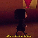 Edna Mode Mentioning Milan GIF
