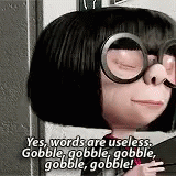 Edna Mode Useless Words Gobble GIF