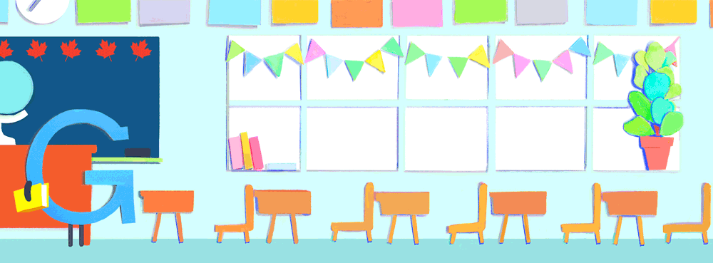 Education Cute Google Classroom Animation GIF