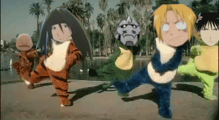 Edward Elric Fullmetal Dancing Edit GIF