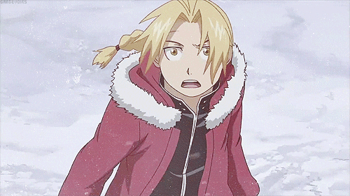 Edward Elric Fullmetal Shocked GIF