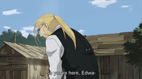 Edward Elric Knock Down Eric GIF