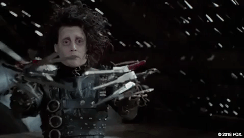 Edward Scissorhands Hands GIF