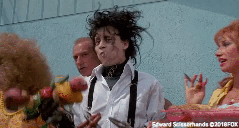 Edward Scissorhands Victorious GIF