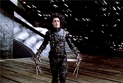 Edward Scissorhands Walking Slowly GIF