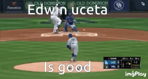 Edwin Uceta Pitching Baseball