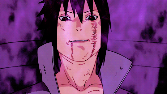 Eerie Sasuke Uchiha Nodding GIF