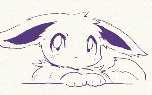 Eevee Evolutions Cute Drawing GIF