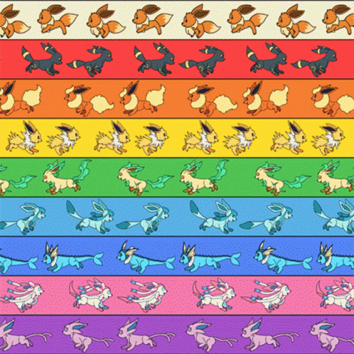 Eevee Evolutions Dashiel Silva Poke GIF