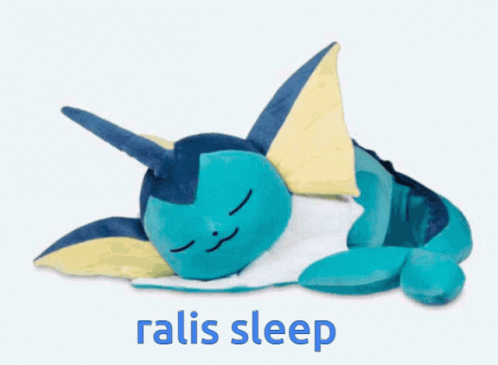 Eevee Evolutions Ralis Sleep Toy GIF