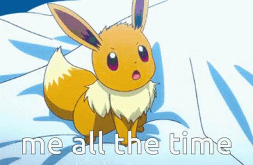 Eevee Evolutions Sleepy All The Time GIF