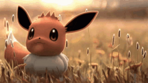 Eevee In Field Evolutions GIF