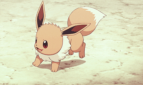 Eevee Jumps Gif GIF