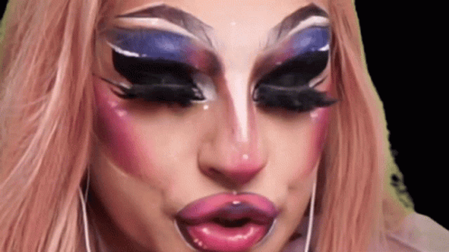 Eevo Drag Queen Laser Eyes GIF