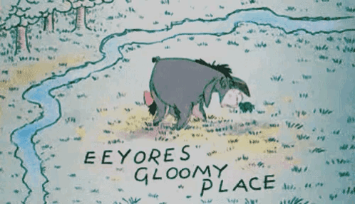 Eeyore's Gloomy Place on Winnie the Pooh Map