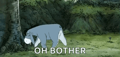 Eeyore Sleeping Under Tree