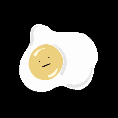 Egg Dog Was Cracked Smile And Poker Face GIF