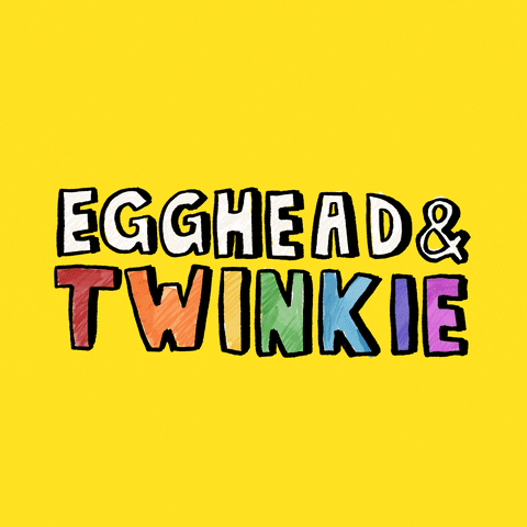 Egg Head And Twinkie GIF
