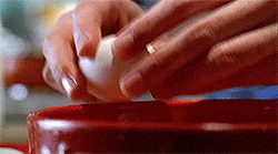 Egg Laying King Cracking GIF