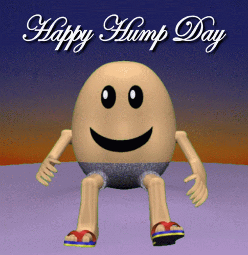 Egg On Top Of Hump Day Wednesday GIF