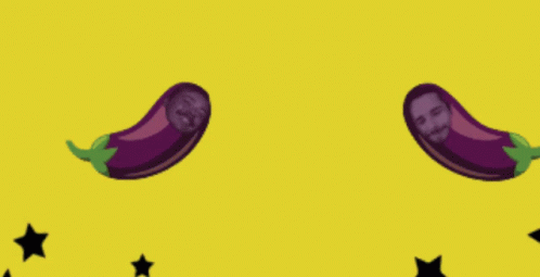 Eggplant Bumping Head Explosion GIF