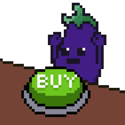 Eggplant Next to Buy Button
