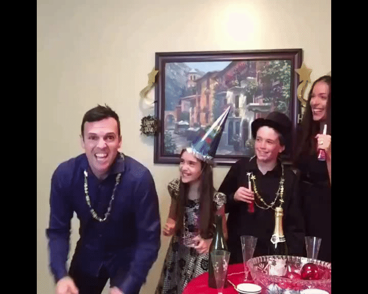 Eh Bee Family New Year GIF