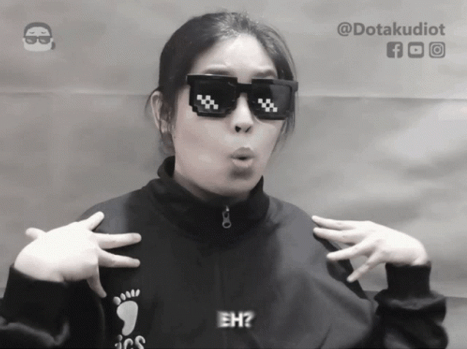 Eh Filipina Deaf Youtuber Wearing Eyeglasses GIF